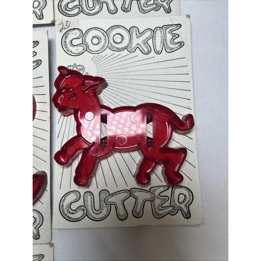 Educational Products Company Vintage Animal Cookie Cutters Lot Of 7 Farm Rooster